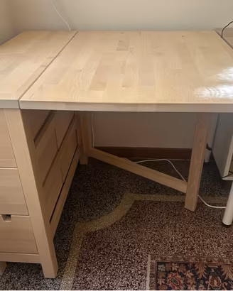 Tavolo IKEA NORDEN a ribalta in betulla –