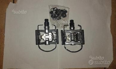 Pedali mtb doppio uso