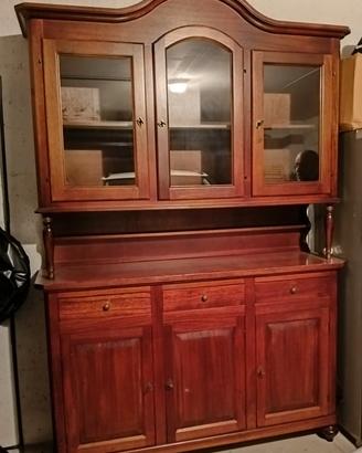Credenza Cristalliera Arte Povera