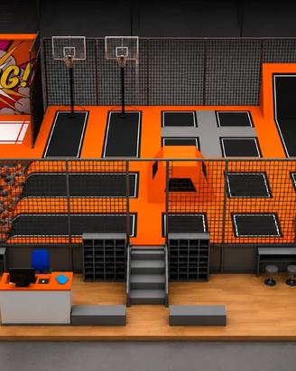 Fabbrica Trampoline Park per Famiglie su Misura