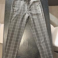 Pantalone lungo a scacchi uomo