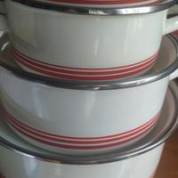 Pentole 4 pezzi - vintage anni 70