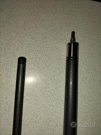 Stecche biliardo vintage e fibra carbonio