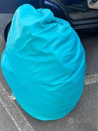 Pouf color turchese