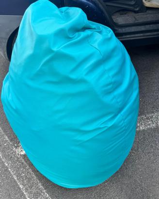 Pouf color turchese