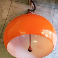 Lampadario sferico vintage tipo Kartell