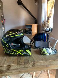 Casco airoh terminator giallo nero