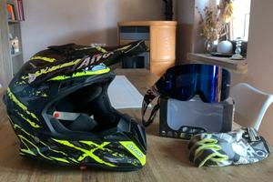 Casco airoh terminator giallo nero