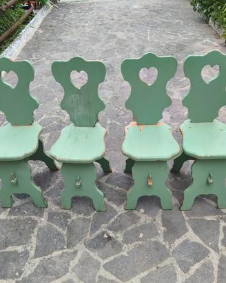 Sedie in legno