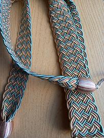 Tre coppie di Embrasse intrecciati bicolore