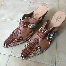 Sabot Loriblu in vera pelle di Pitone 