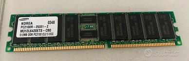 Menoria 512MB DDR PC2100 CL2.5 ECC