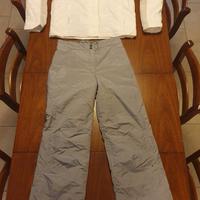 Completo giacca e pantaloni da neve, taglia EU 40