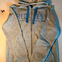 Felpa uomo con zip e cappuccio