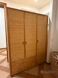 Armadio bamboo vimini