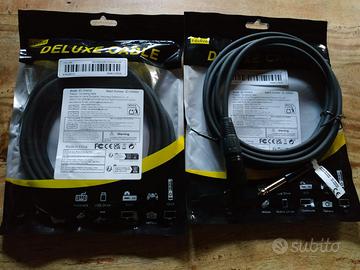 2 cavi jack/xlr maschio non usati