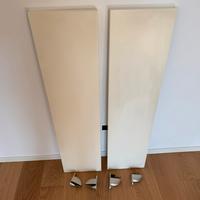 2 mensole laccate color panna