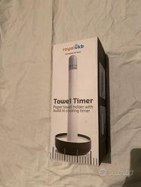 Porta rotolo carta con timer