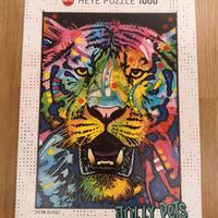 Puzzle 1000 pezzi Heye Wild Tiger, nuovo