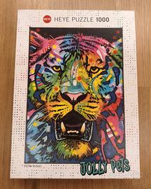 Puzzle 1000 pezzi Heye Wild Tiger, nuovo
