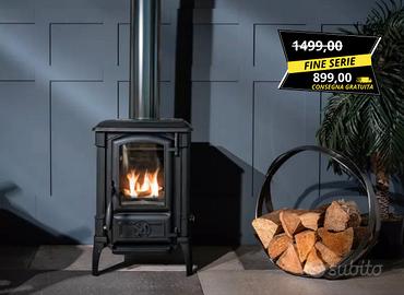 Stufa a Legna Ghisa 6,5KW A+ SPEDIZIONE GRATUITA