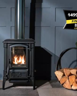Stufa a Legna Ghisa 6,5KW A+ SPEDIZIONE GRATUITA