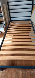 Letto singolo 200x95 cm + doghe + materasso