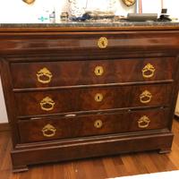 Raro Trittico comò francese più comodini dell’800