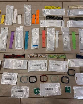 Stock 20 cinturini+ 4 case Apple watch 42 44 45 49