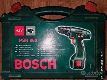 Trapano avvitatore a batteria bosh PSR 960