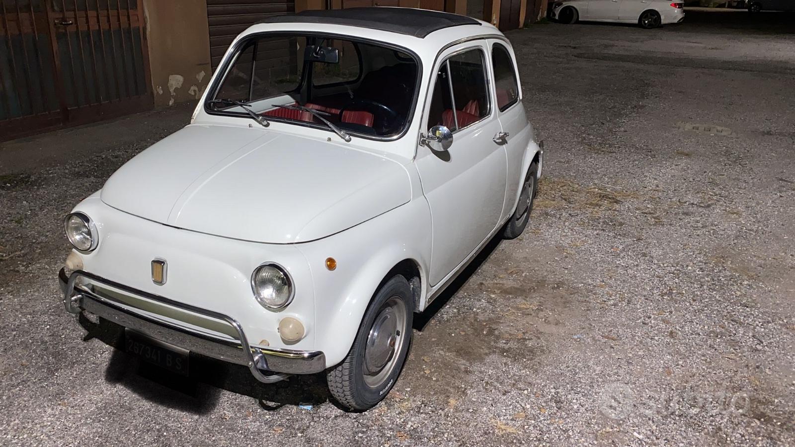 Fiat 500L Epoca Anno 1968, Veicolo Intero, SOLO PER RICAMBI, Usato -  Used