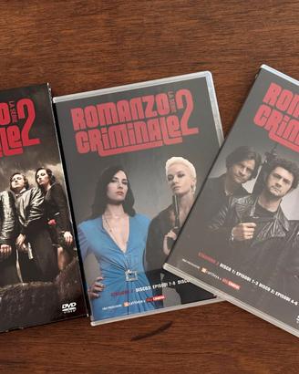 DVD doppio Romanzo criminale seconda serie