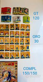 Album completo lamincard Dragon ball z serie oro