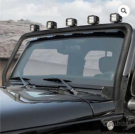 Barra portafari Rugged Ridge parabrezza JK

