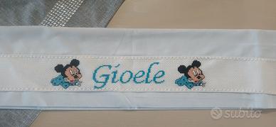 lenzuolino culla e carrozzina 