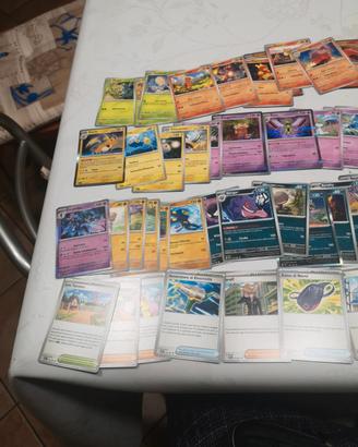Lotto carte pokemon comuni - non comuni - rare hol