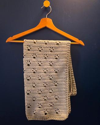 Copertina cotone fatta a mano celeste PetFriendly