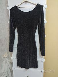 Vestito nero e argento 