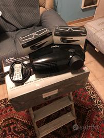 PROIETTORE  3D OPTOMA+OCCHIALI+LETTORE BLU-RAY 3D