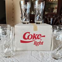Bicchieri in vetro Coca Cola light