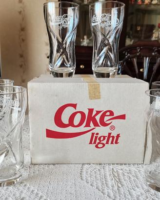 Bicchieri in vetro Coca Cola light