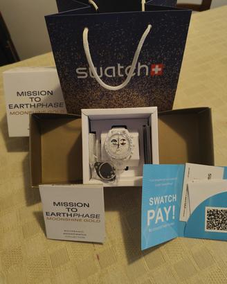 Omega x Swatch Mission To Earthphase MoonshineGold