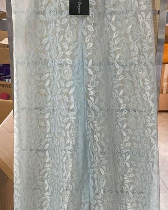 Stock pantalone palazzo di merletto vari colori