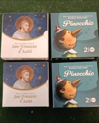 Proof + reverse di pinocchio e San Francesco