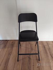 SGABELLO IKEA NERO FRANKLIN