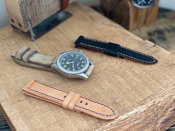 Cinturini in pelle artigianali nuovi