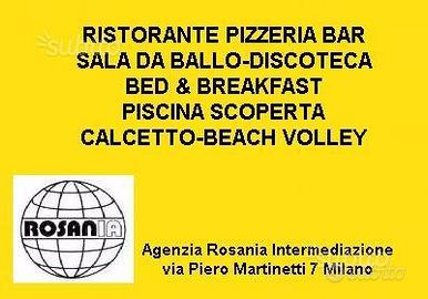 Ristorante con piscina + B&B (muri e attIvità)