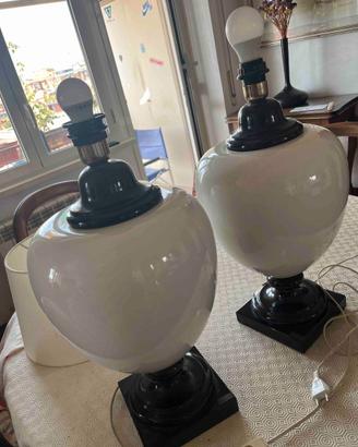 coppia di lampade da tavolo vintage