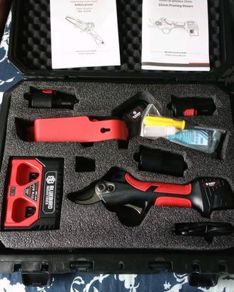 Kit potatura elettrico 3 batterie