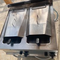 Friggitrice inox 14+14L